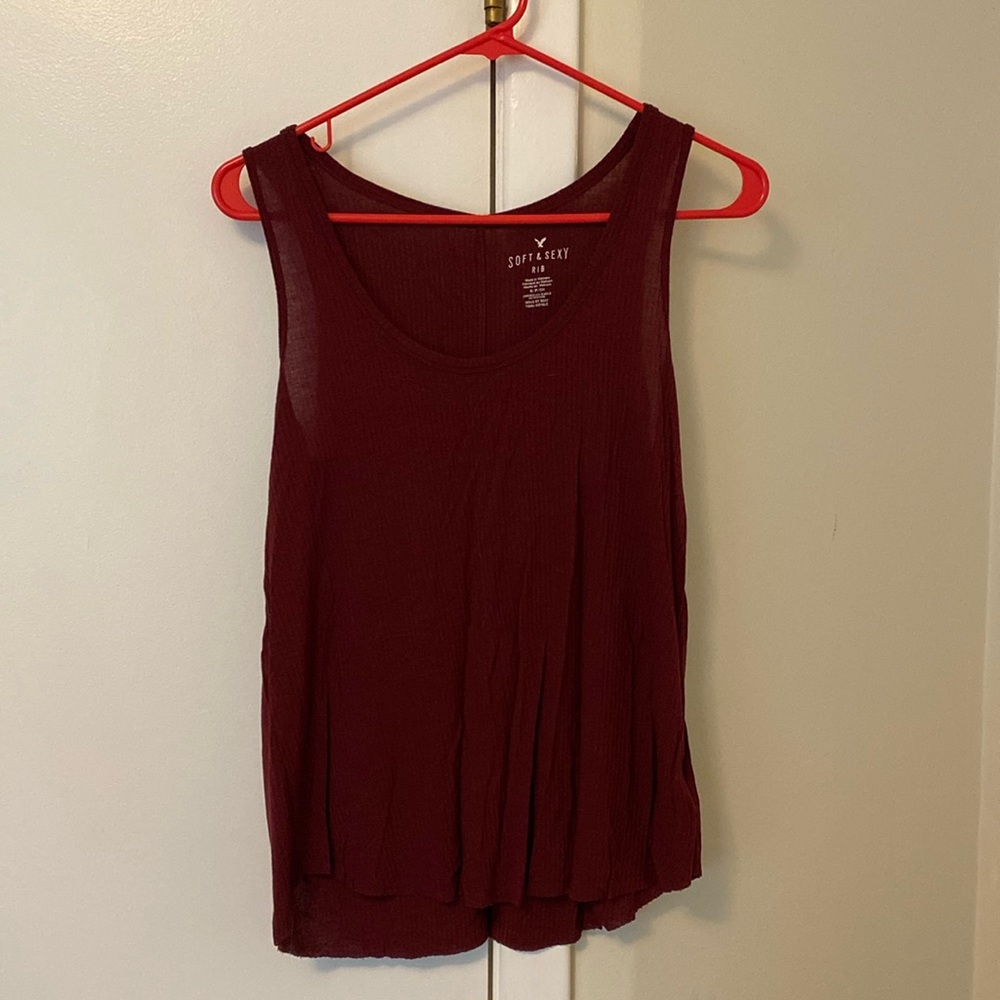 American Eagle soft and sexy rib tank